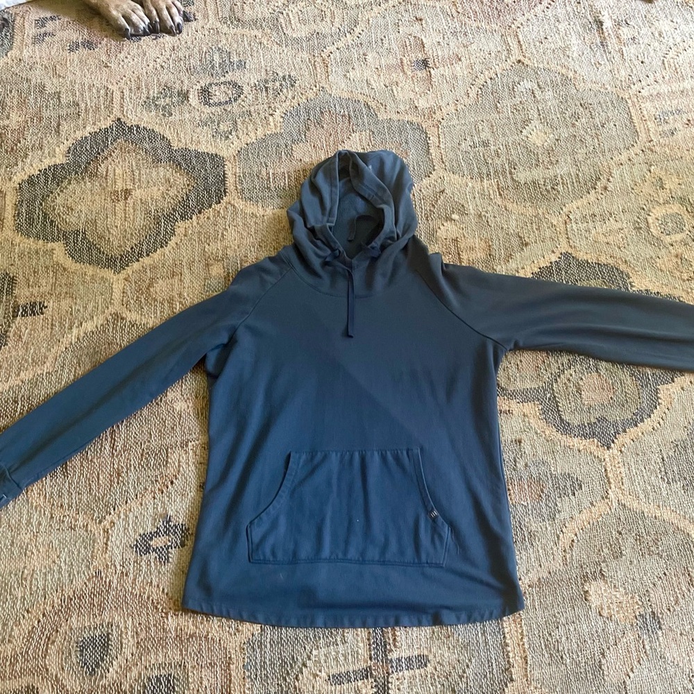 Free Fly Apparel Women's Bamboo Flex Hoodie Gray-Blue Hoodie, Large
